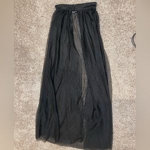 Fashion Nova Sheer Skirt Swimsuit Cover Up